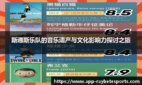 斯通斯乐队的音乐遗产与文化影响力探讨之旅